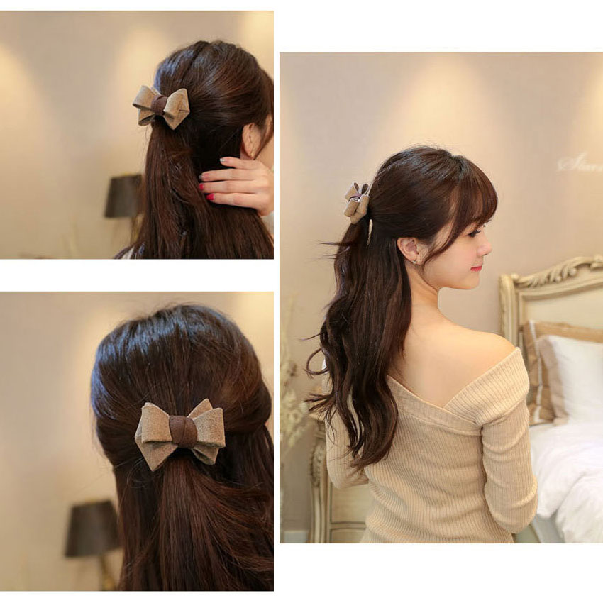 Dây buộc tóc nữ thắt nơ cao cấp NASI dễ thương phong cách hàn quốc thun cột tóc nữ bền đẹp phụ kiện tóc giao ngẫu nhiên