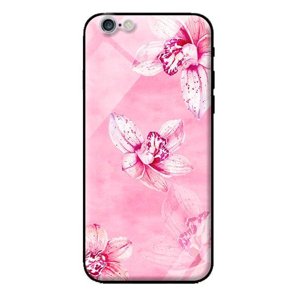 Ốp lưng kính cường lực cho iPhone 6S Plus Hoa Lan - Hàng chính hãng