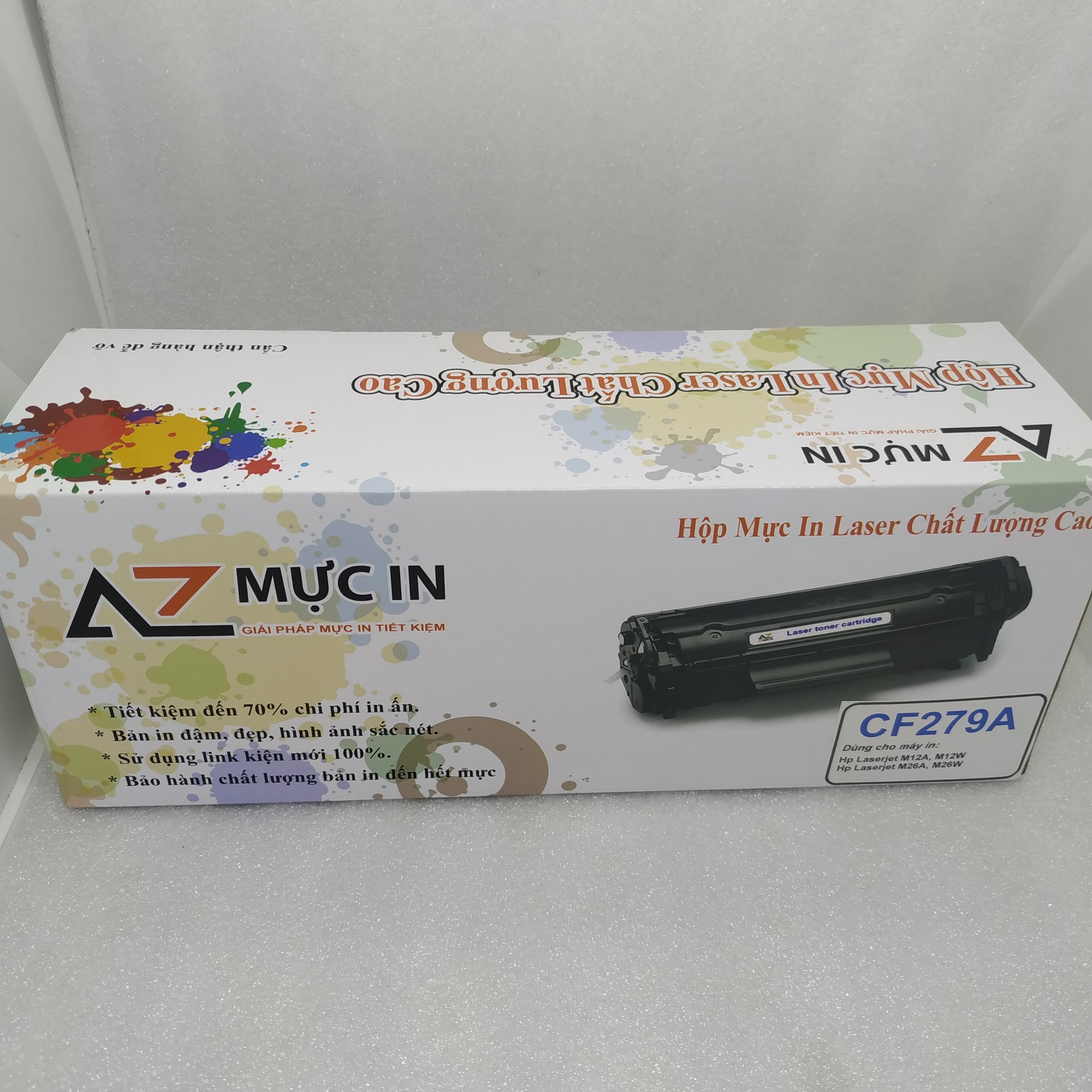 Hộp mực AZ 79A dùng cho máy in Hp M12A, M12W, M26A, M26W - Hàng chính hãng
