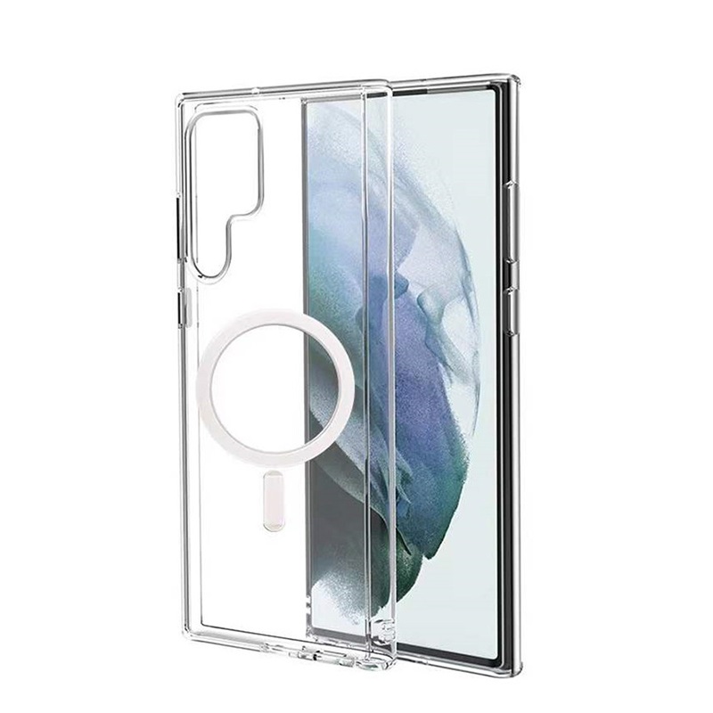 Ốp Lưng Hỗ Trợ Sạc Không Dây Cho SamSung Galaxy S22 Ultra Lưng MEKA không ố màu
