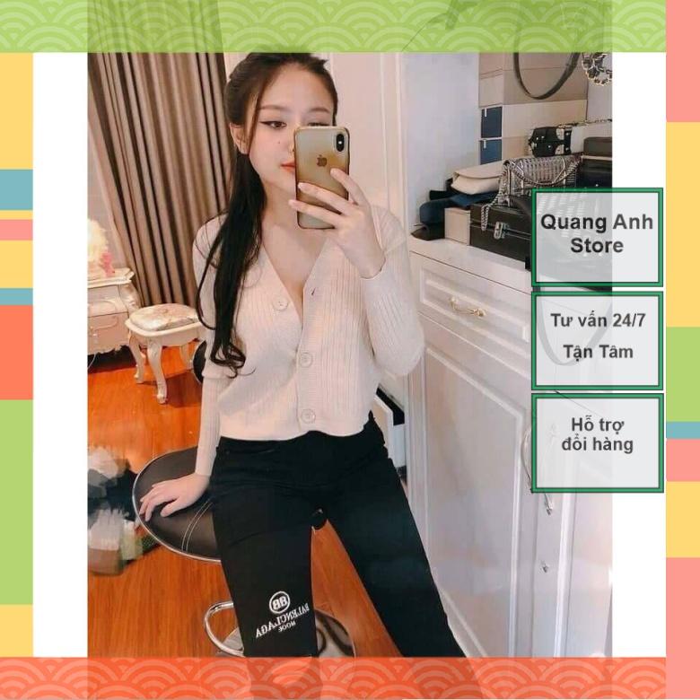 Áo Len Cadigan 3 Cúc Hàng Quảng Châu_Xưởng May Quang Anh