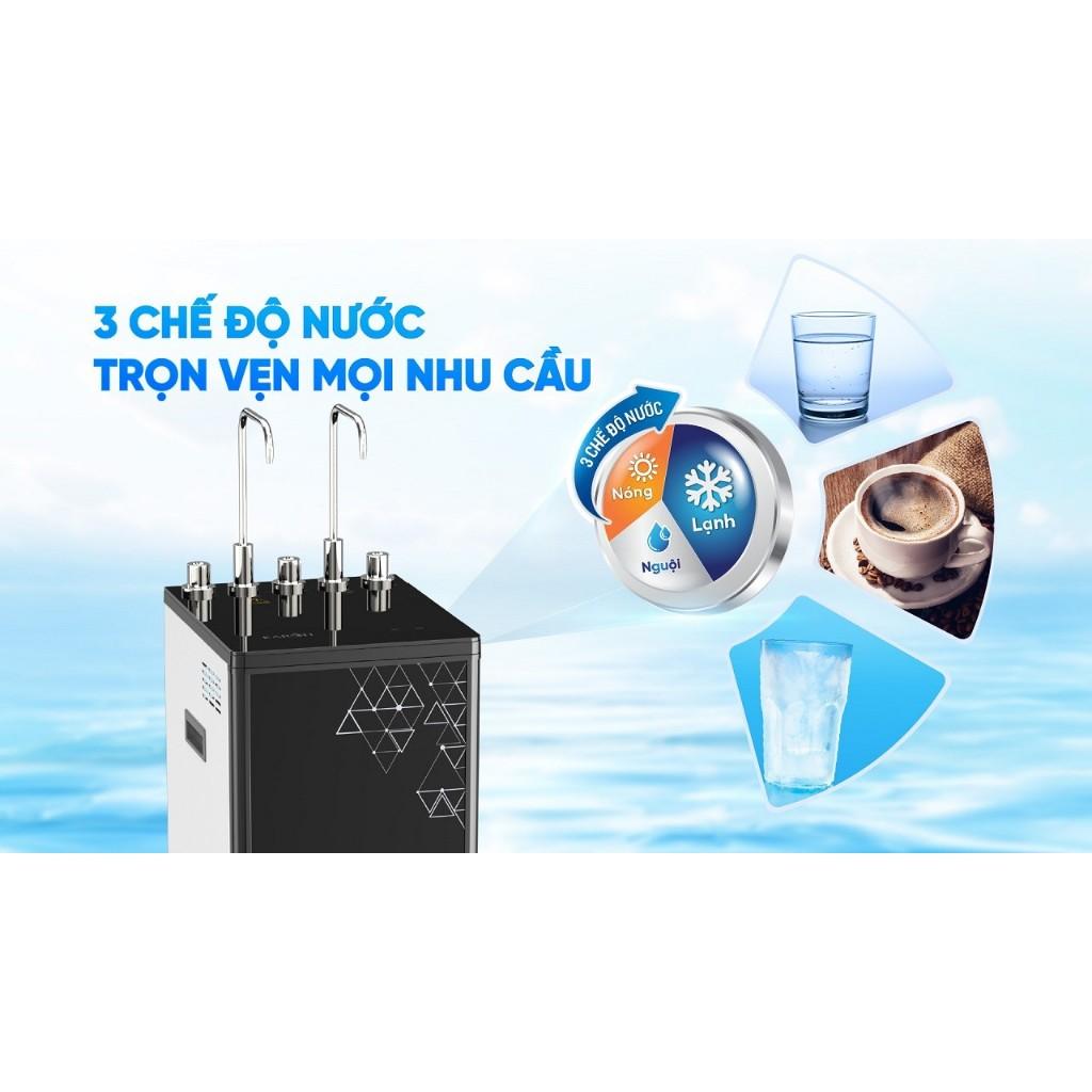 [TẶNG BỘ LÕI] Máy lọc nước Nóng Lạnh RO Mỹ 11 lõi Karofi KAD-D66S - 1 Lõi Mineral, Lạnh Block - Giao lắp miễn phí - Hàng Chính Hãng