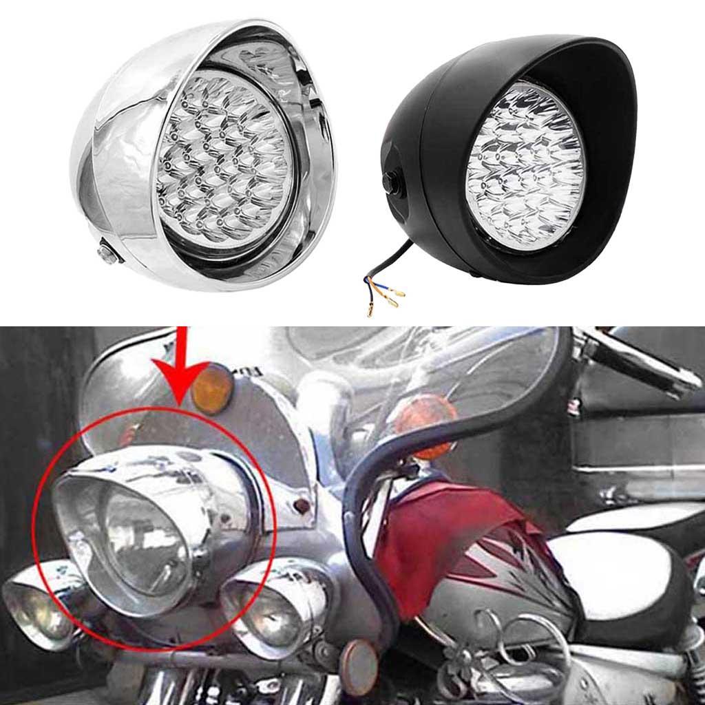 Bright LED Motorcycle Headlight for  Retro Stryle 12V/55W