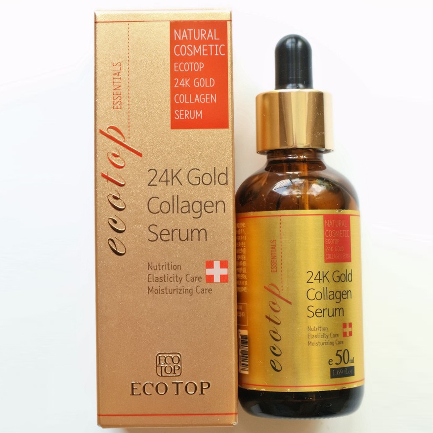 Serum chống lão hóa 24k Gold collagen tặng 5 mặt nạ Jant Blanc