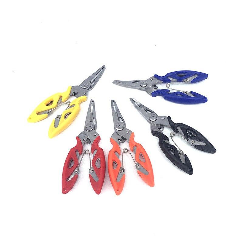 Fishing Pliers Fish Line Cutter Scissors Stainless Steel Mini Fish Hook Remover Multifunction Tools New Black Beak Jaw