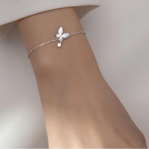 Vòng tay bạc Ý s925 cánh bướm đẹp xinh S4255 - AROCH Jewelry