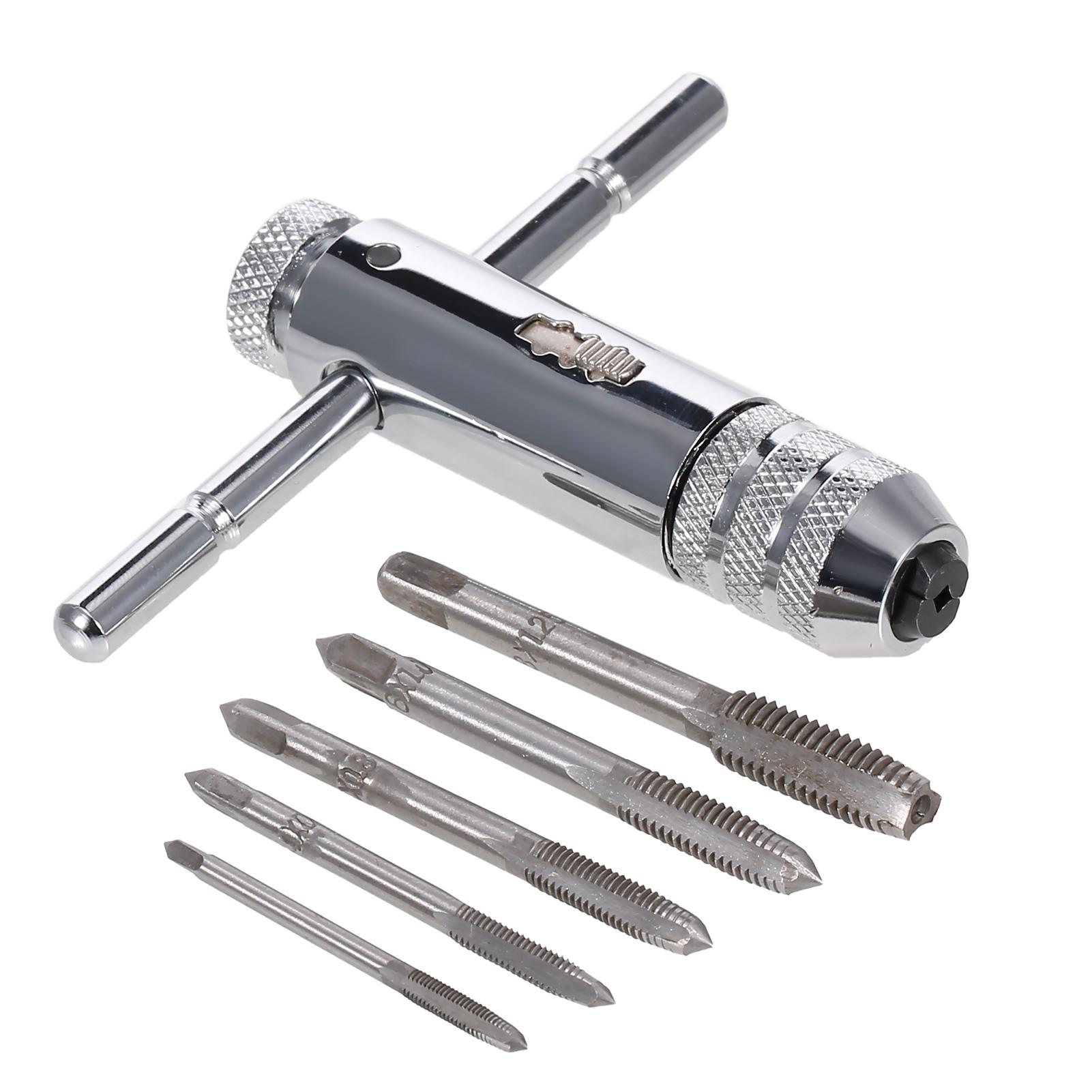 Bộ 5 cờ lê tay cầm chữ T M3-M8 có thể điều chỉnh tiện dụng