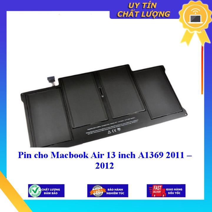 Pin cho Macbook Air 13 inch A1369 2011 – 2012 - Hàng Nhập Khẩu New Seal