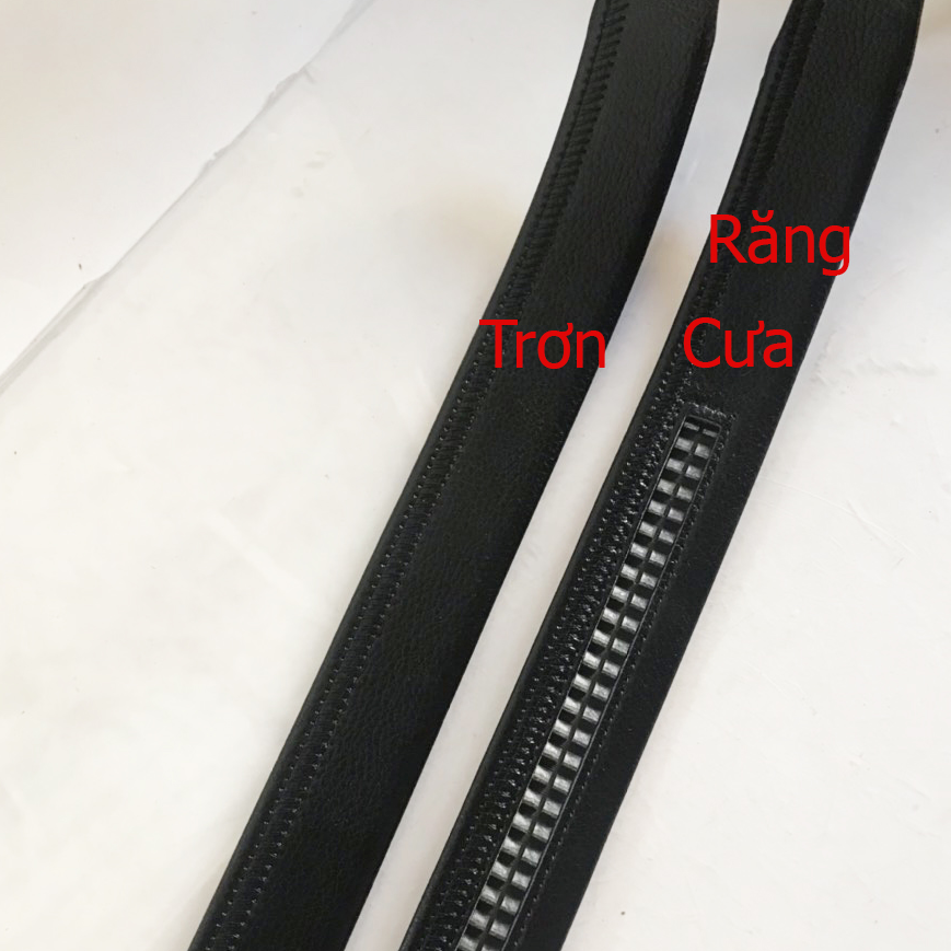 Thắt lưng nam dây nịt không kèm mặt khóa rộng 3,5cm cho khóa tự động và khóa bấm lỗ trơn