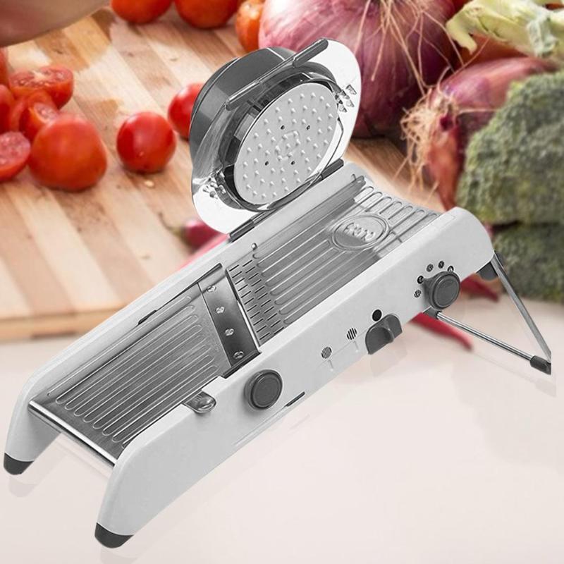Hướng dẫn sử dụng rau shredder cắt rau với điều chỉnh lưỡi dao bằng thép không gỉ