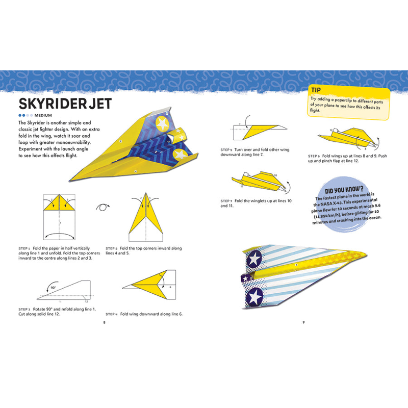 Sách Origami Activity Book - Paper Planes