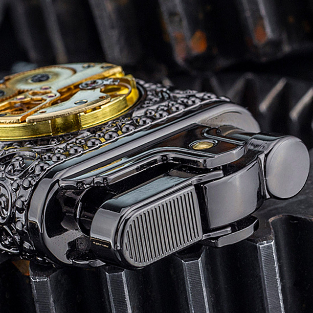 Vỏ Hột Quẹt Bật Lửa Xăng Zorro Z582 Thiết Kế Họa Tiết Động Cơ Lộ Thiên Đẹp Độc Lạ - Dùng Xăng Bấc Đá Cao Cấp
