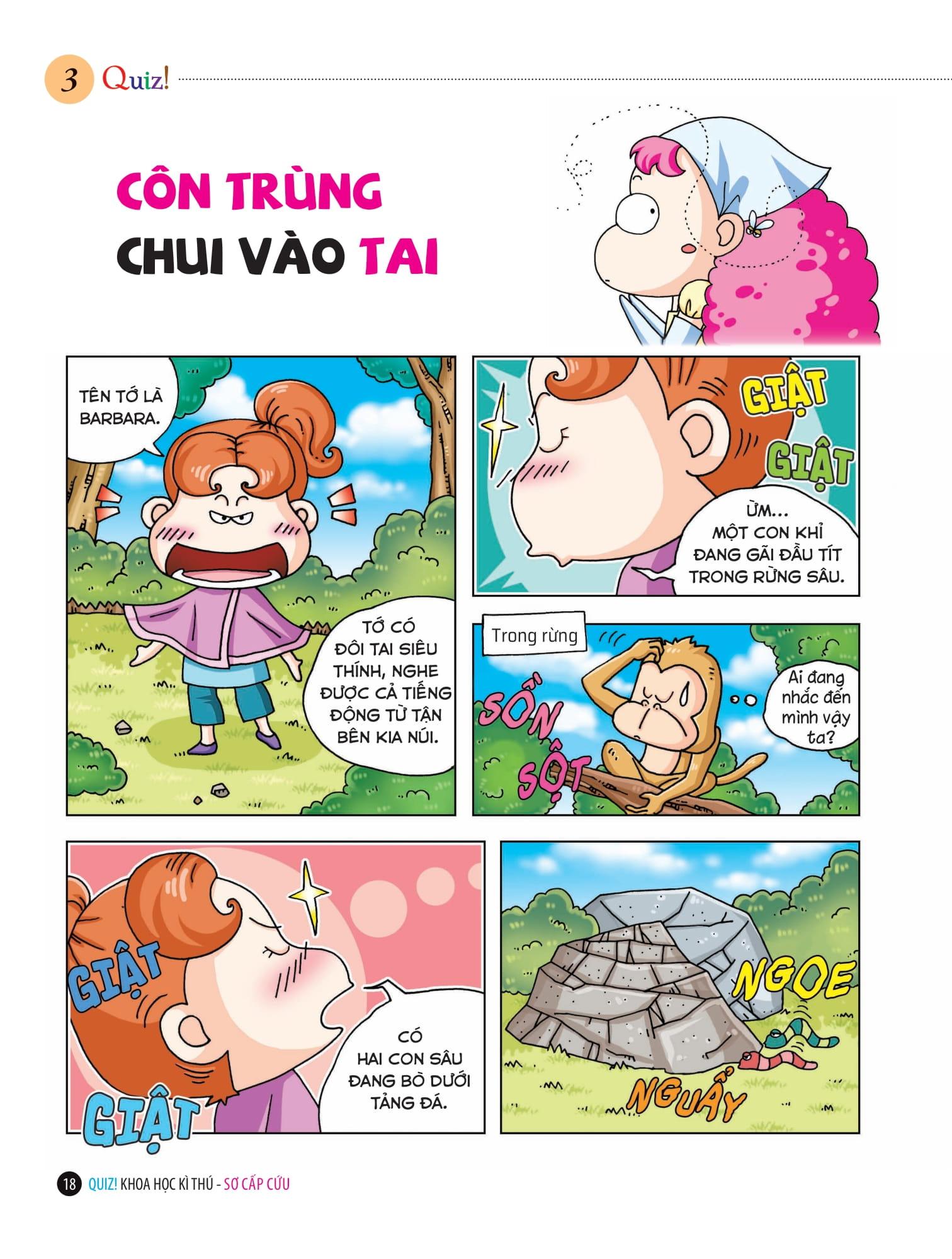 Quiz! Khoa Học Kì Thú - Sơ Cấp Cứu (Tái Bản 2024)