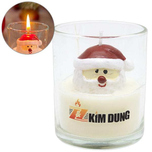 Ly Nến Thơm Hình Ông Già Noel 3D