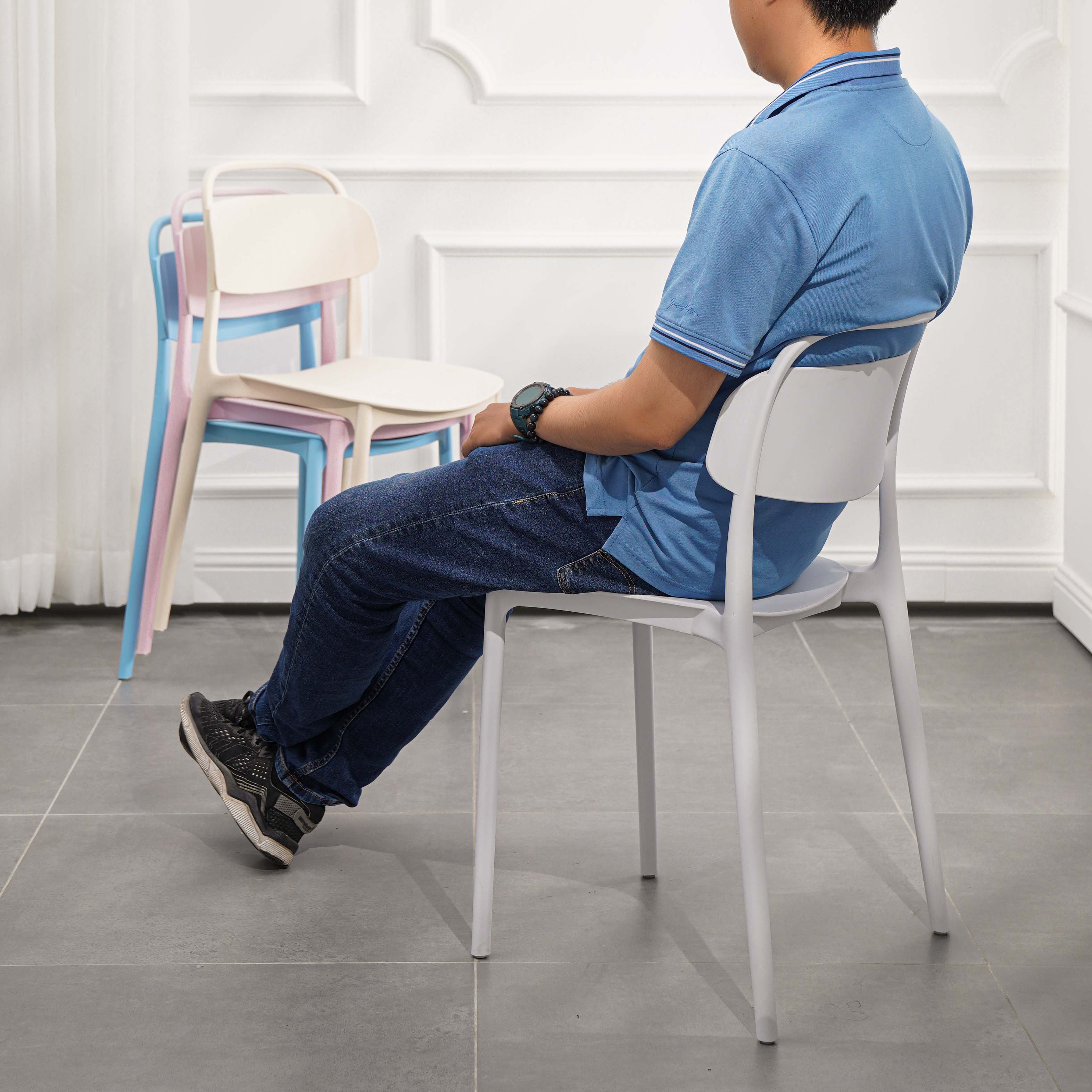 Ghế nhựa đúc Upstate, 5 màu sắc lựa chọn . Nhập khẩu chính hãng cobi home