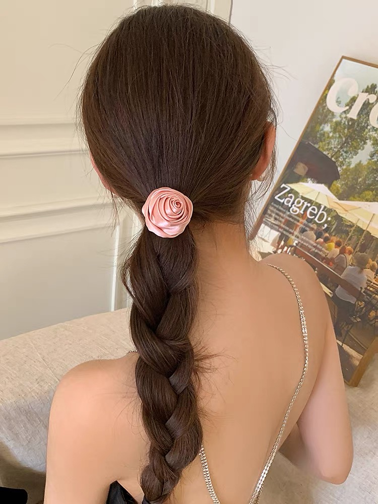 Kẹp tóc nơ hoa hồng nhiều mẫu