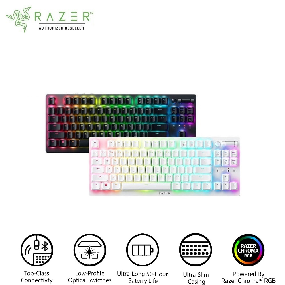 Bàn phím Razer DeathStalker V2 Pro Tenkeyless-Wireless Low Profile Optical Gaming Keyboard_Mới, hàng chính hãng