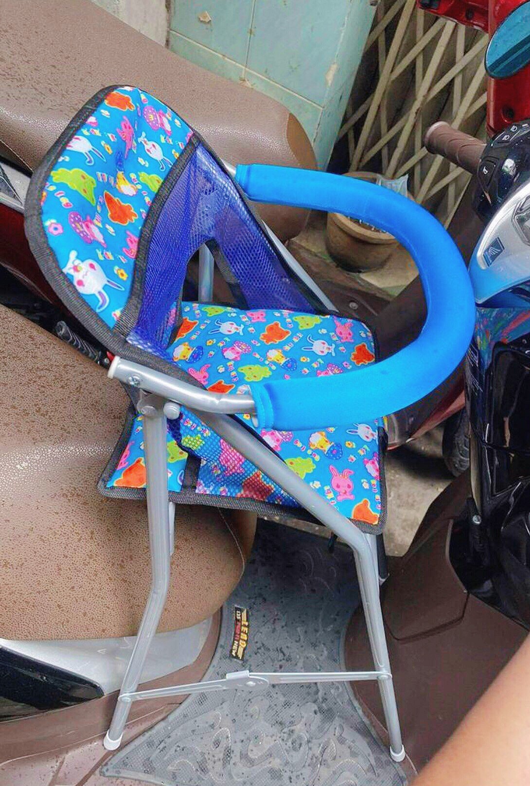 Ghế ngồi xe máy Lead, Scr , Acruzo , Shark, GHẾ GA XẾP SẮT SƠN TĨNH ĐIỆN