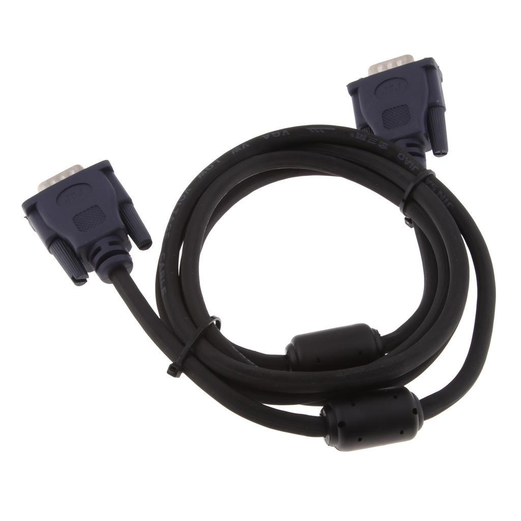 VGA Extension Cable Male to Male Monitor Video Adapter Cord 1080P