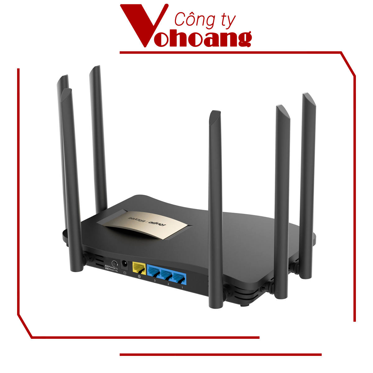 Bộ Phát WiFi Router Ruijie EW1200G Pro Băng Tần Kép Chuẩn AC1300Mbps Gigabit