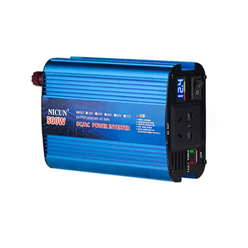 BỘ CHUYỂN ĐỔI ĐIỆN INVERTER 12V DC LÊN 220V-500W