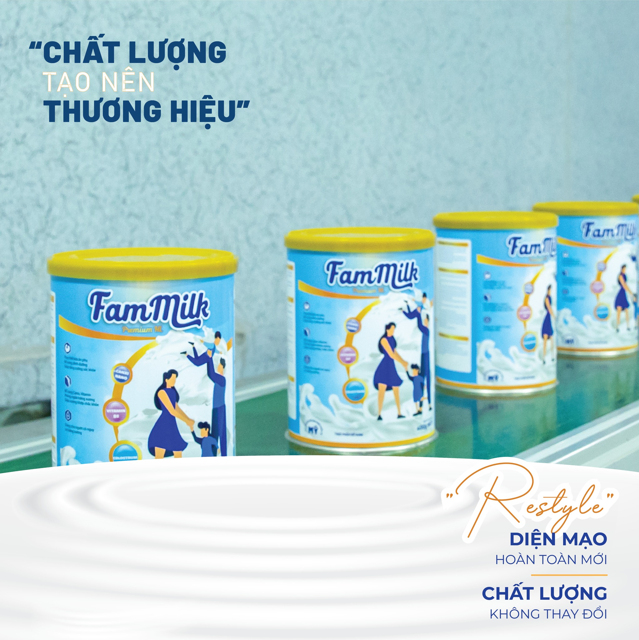 Combo 2 Hộp Sữa Non Tăng Đề Kháng Trẻ Em Người Lớn FamMilk (400g)