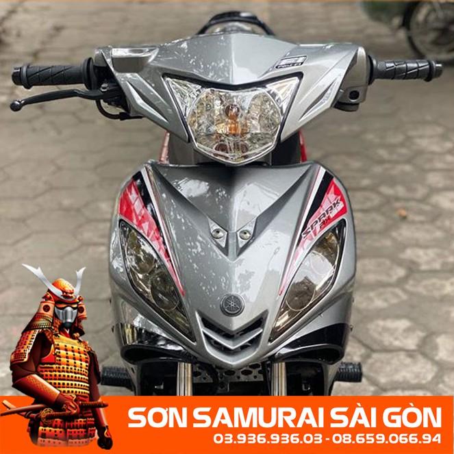 Sơn SAMURAI KUROBUSHI K414* MÀU XÁM KIM LOẠI chính hãng dành cho xe máy