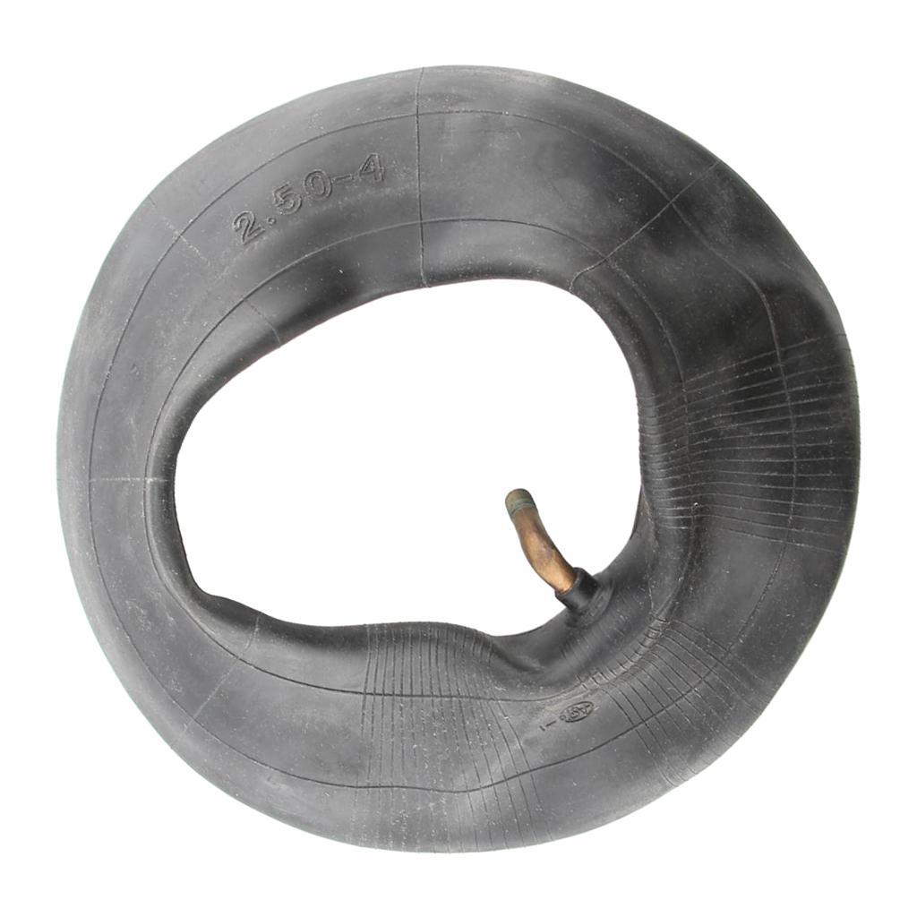 2.50"X4" 2.50-4 2.50/4 BLACK RUBBER INNER TUBE BENT VALVE