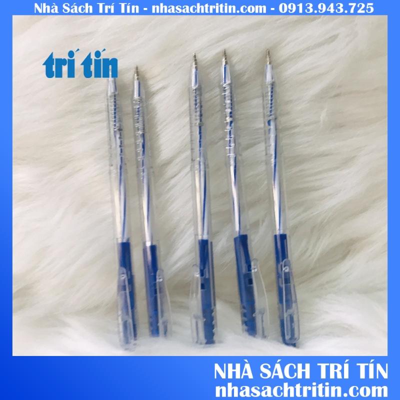 Bút bi TP-027 màu xanh đen đỏ đầu nhỏ 0.5mm (VPP TRÍ TÍN)