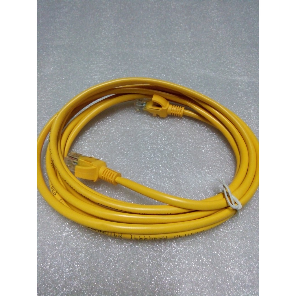 Dây Mạng CAT5E Đúc Sẵn Dài 3M Hỗ Trợ 2 Đầu FJ45