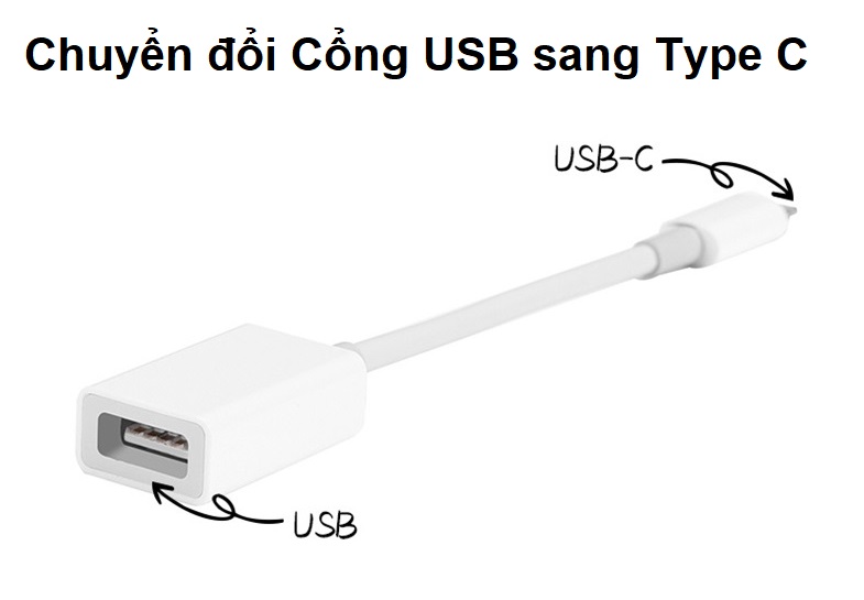 CỔNG CHUYỂN ĐỔI ĐẦU USB SANG TYPE C