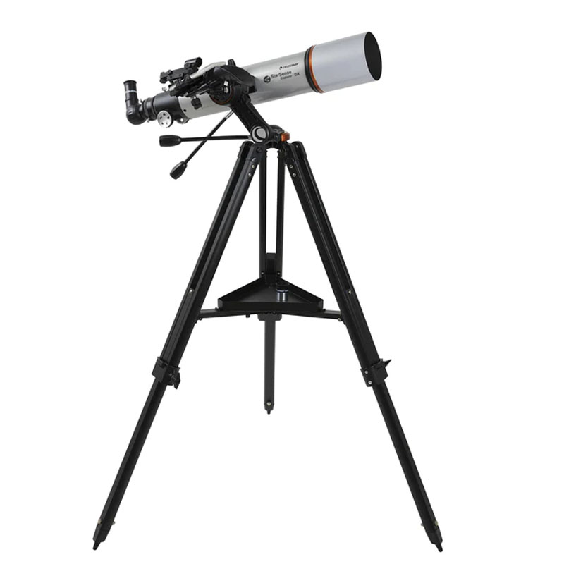 Kính thiên văn Celestron Starsense 102, sử dụng công nghệ định hướng tìm sao dành cho điện thoại thông minh, dòng khúc xạ, quan sát thiên văn và địa văn, các hành tinh Sao Mộc, sao Thổ, sao Kim, tinh vân | Hàng chính hãng