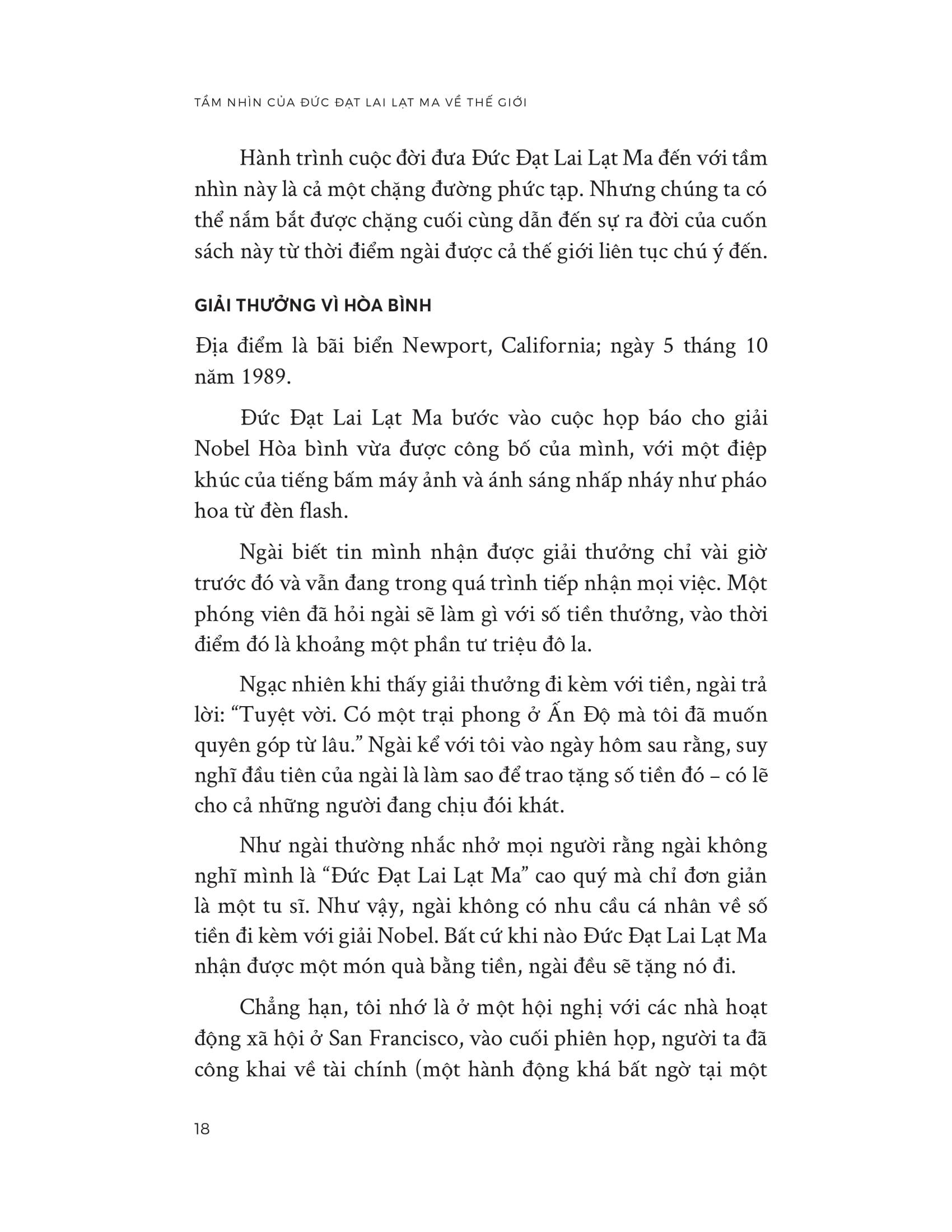 Sách - Tầm Nhìn Của Đức Đạt Lai Lạt Ma Về Thế Giới