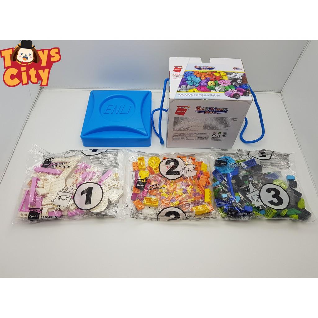 Đồ Chơi Lắp Ghép Cơ Bản Hộp Gạch Sáng Tạo 2901 QMAN Basic Box