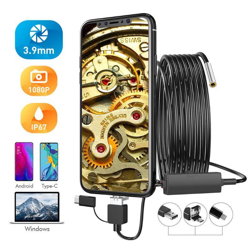 Camera Nội Soi 3 Trong 1 Chống Nước Ip67 3.9mm