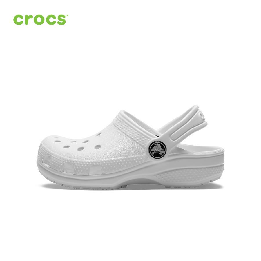 Giày lười trẻ em Crocs FW Classic Clog Kid White - 206991-100