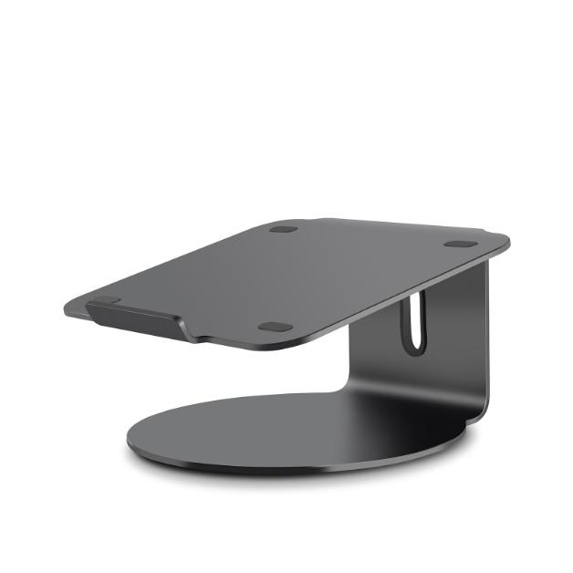 Giá đỡ nhôm kiêm đế nâng Laptop stand xoay 360 độ A360 nhôm nguyên khối tản nhiệt, chân đế xoay 360 độ