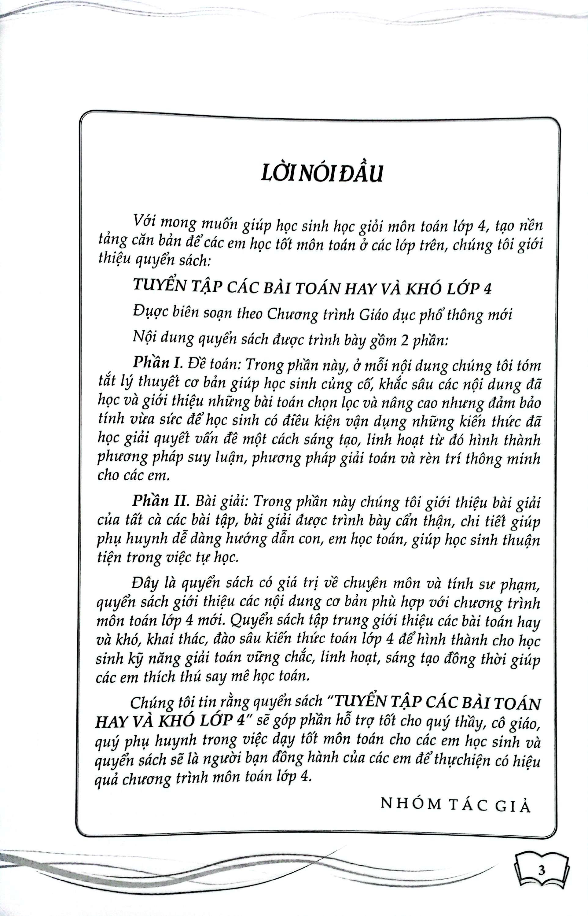 Sách - Tuyển Tập Các Bài Toán Hay Và Khó 4 - Bồi Dưỡng Học Sinh Khá, Giỏi