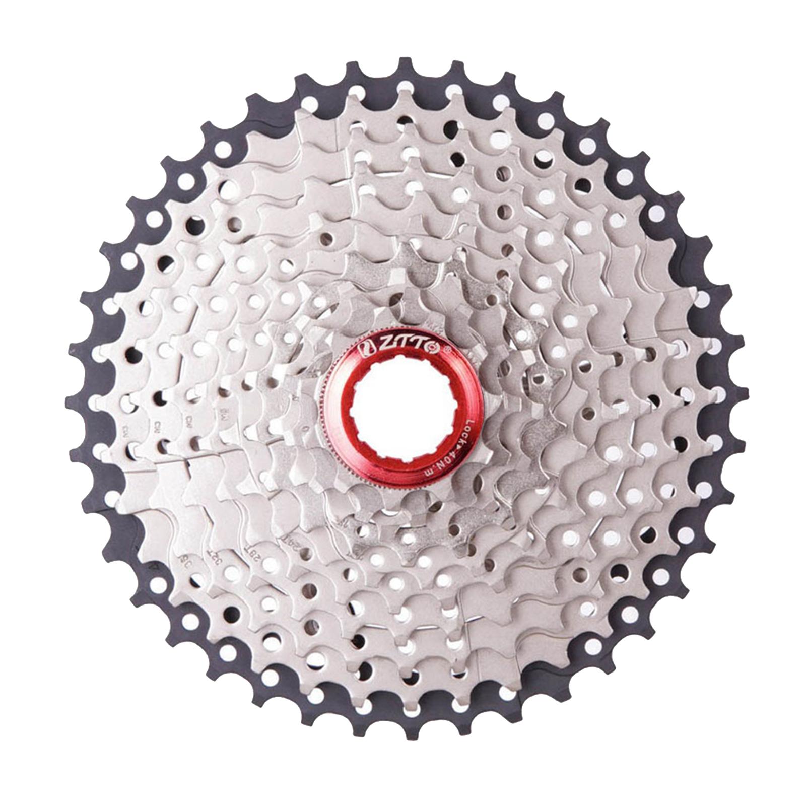 Premium Bike Freewheel 8 9 10 Speed Screw on Flywheel 11-32T/40T/42T Sprocket Repair Component for Mountain Road Bicycle Cycling
