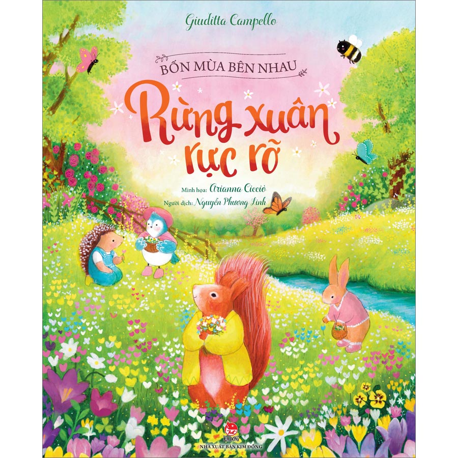 Sách Bốn Mùa Bên Nhau: Rừng Xuân Rực Rỡ