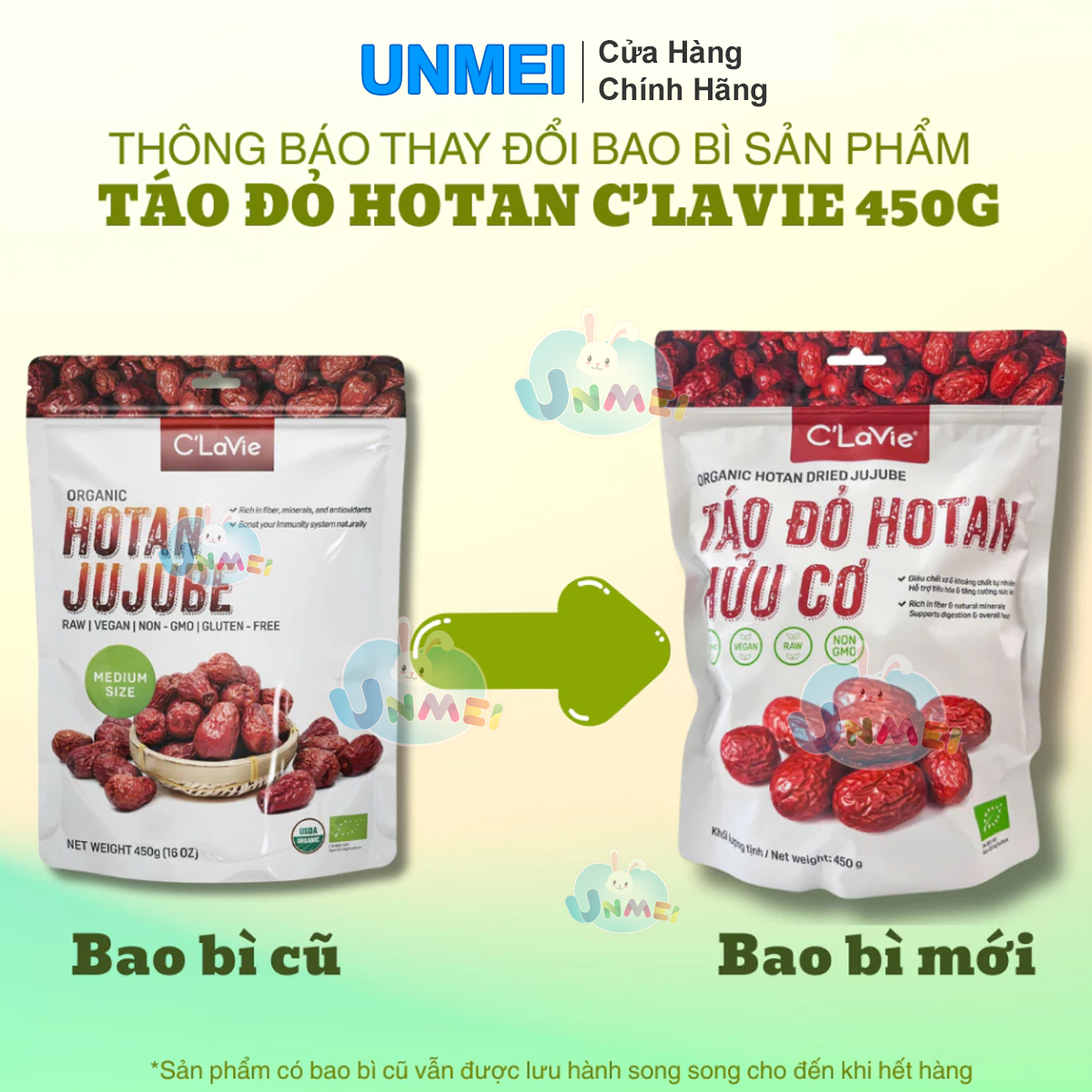 Táo đỏ Hotan hữu cơ C’LaVie 450g