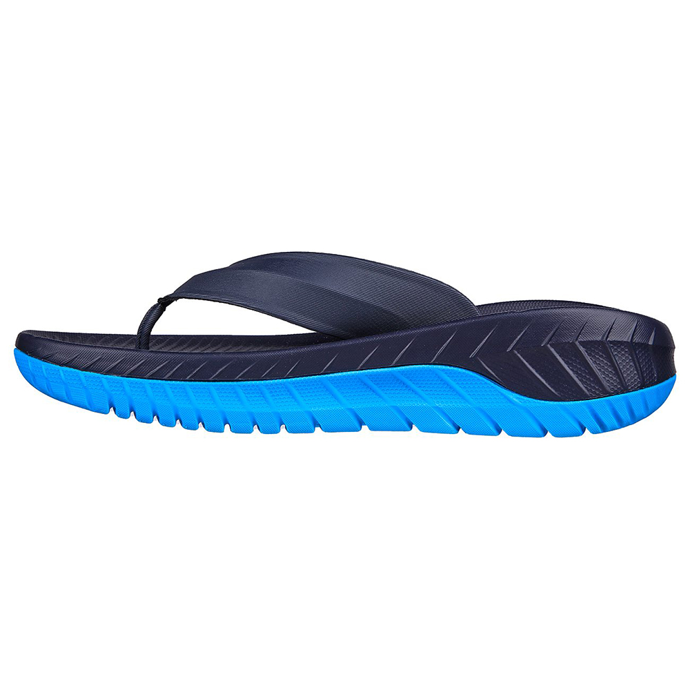 Skechers Nam Dép Xỏ Ngón Đi Bộ Thường Ngày, Đi Học, Đi Làm On-The-GO GO Recover Walking Dual-Density, Goga Mat Technology, Ultra Go - 229018-NVBL