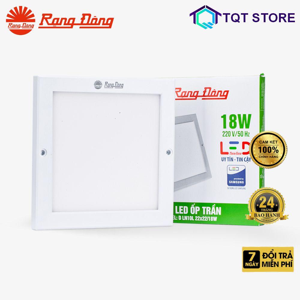 [Có bảo hành] Đèn LED Ốp trần Model: LN10 220x220/18W3000K-6500K