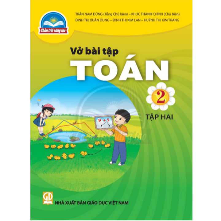 Combo 4 Cuốn Toán Lớp 2 SGK+SBT (Chân trời sáng tạo)