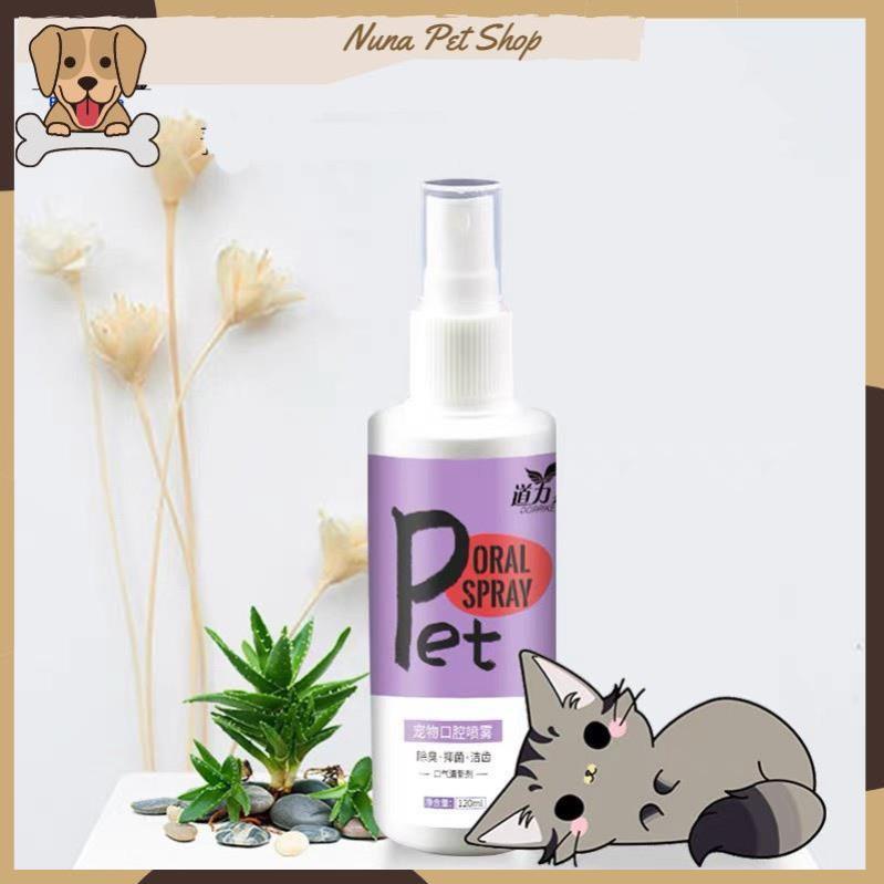 Xịt thơm miệng cho chó mèo Borammy 100ml