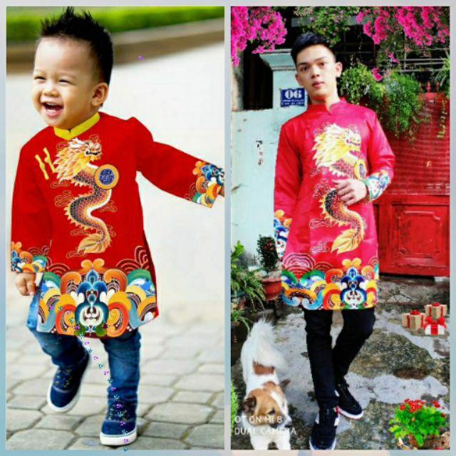 Sét áo dài bố con
