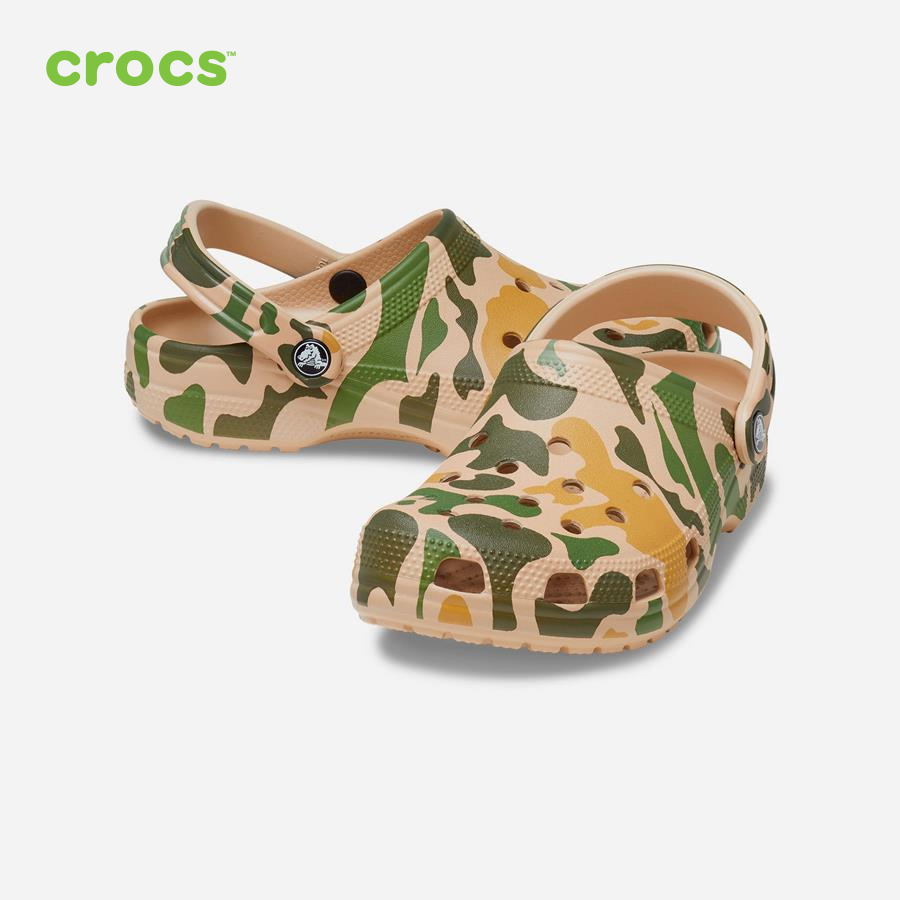 Giày lười unisex Crocs Classic Printed Camo - 206454-2Y6