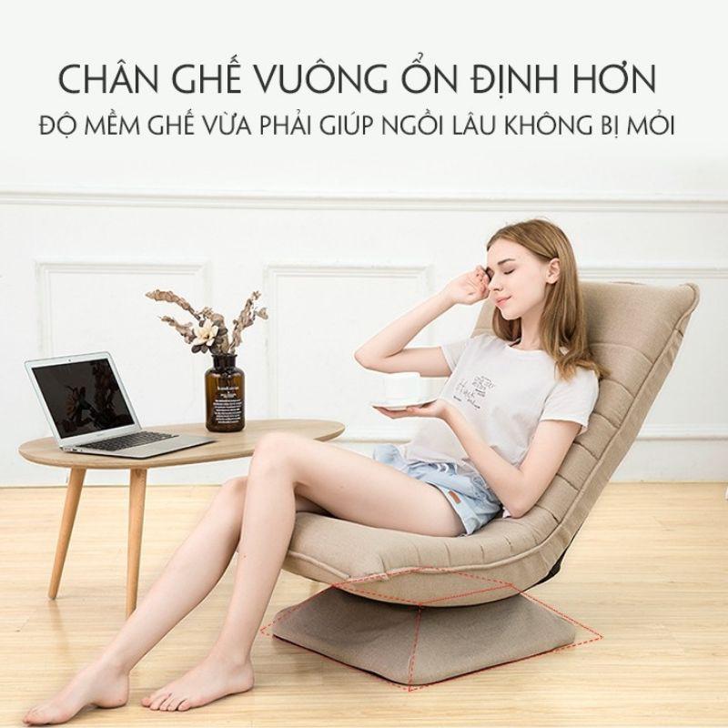 Ghế lười hình mặt trăng xoay 360 độ 110