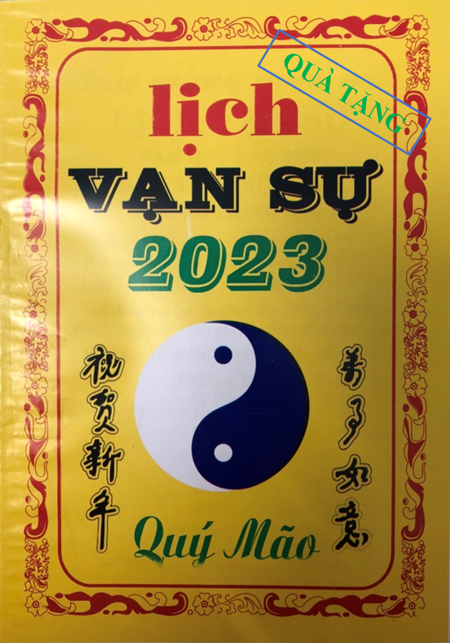 Trọn Bộ Bloc Lịch Siêu Đại 20 x 30 cm (KT ruột lịch) – Quý Mão 2023 – Thế Giới Tươi Đẹp (Tặng lịch vạn sự 2023) – Quà Tặng Năm Mới