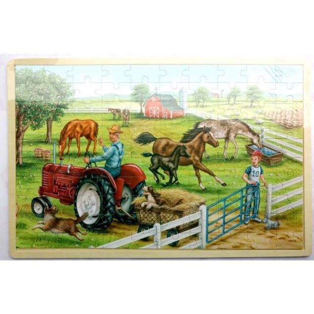 Đồ chơi tranh ghép gỗ khổ lớn 45x30cm 100 mảnh theo phong cách châu âu, mếng ghép gỗ dày, nhẵn mịn, đẹp đa dạng mẫu mã.